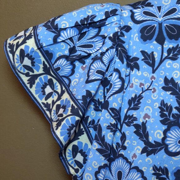 Bindu Blue Floral Maxi Dress SIZE XS - Picture 3 of 8